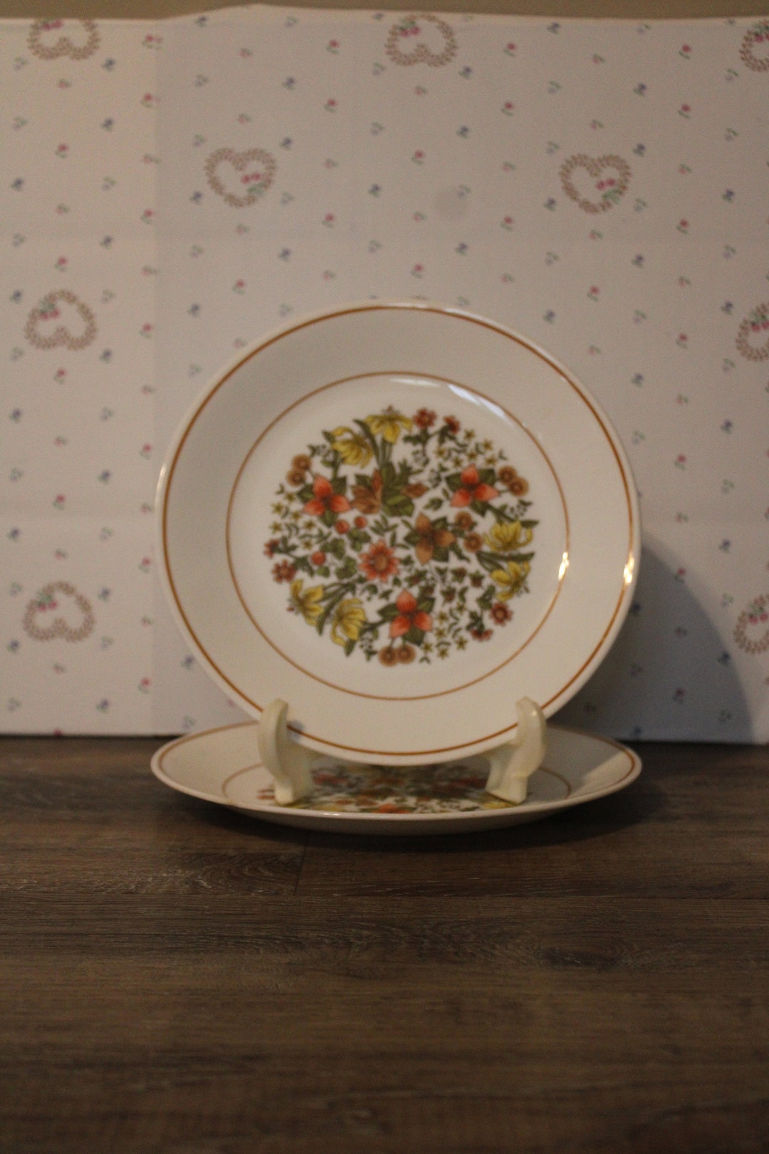 Indian Summer Salad Plates Set of 2 Vintage Corelle Etsy