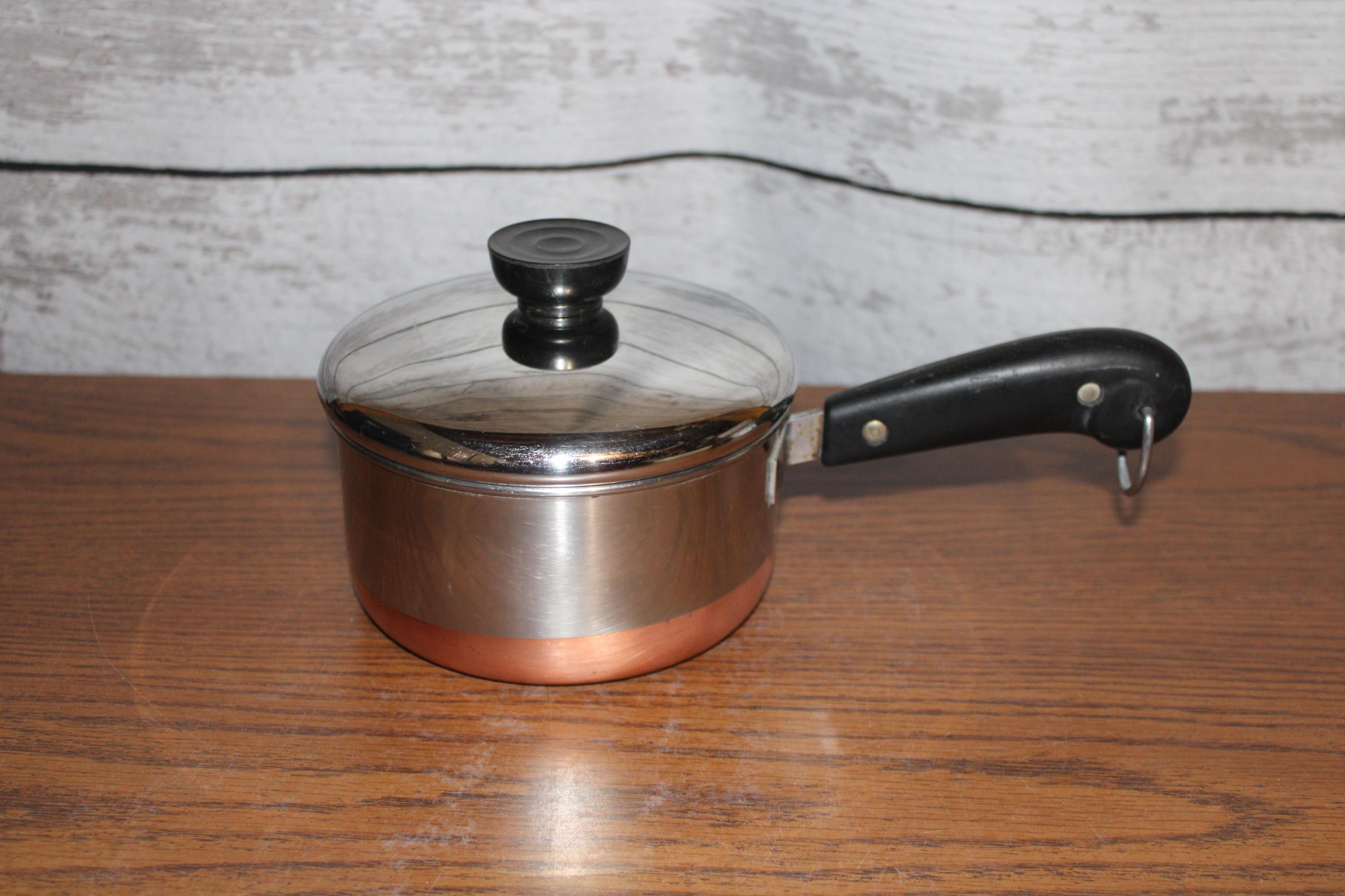 新品未開封Revere Ware ヴィンテージ ステンレス鍋　銅底　蓋付　セット Revere Ware Set - Etsy