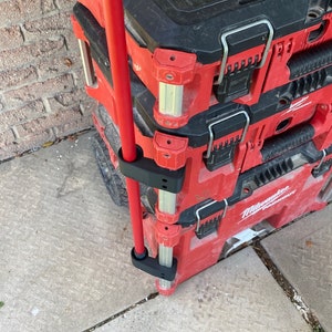 Pipe Bender / Broom Pole Holder compatible with Milwaukee Packout by 3Dbility  - Multipurpose Holder