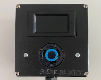 Power Meter Enclosure for L6-30R 80-300V // Mining Rig Accessories // 3D printed //