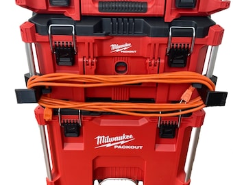 Extension Cord Holder With Clips Compatible with Milwaukee Packout by 3Dbility