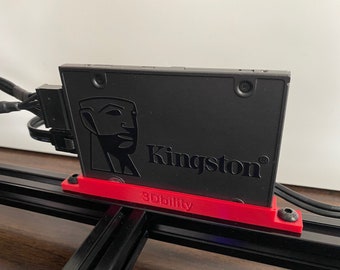 2.5" SSD Holder Mining Rig // M5 mounting T-nuts // 3D printed // 2020 Series Aluminum Profile