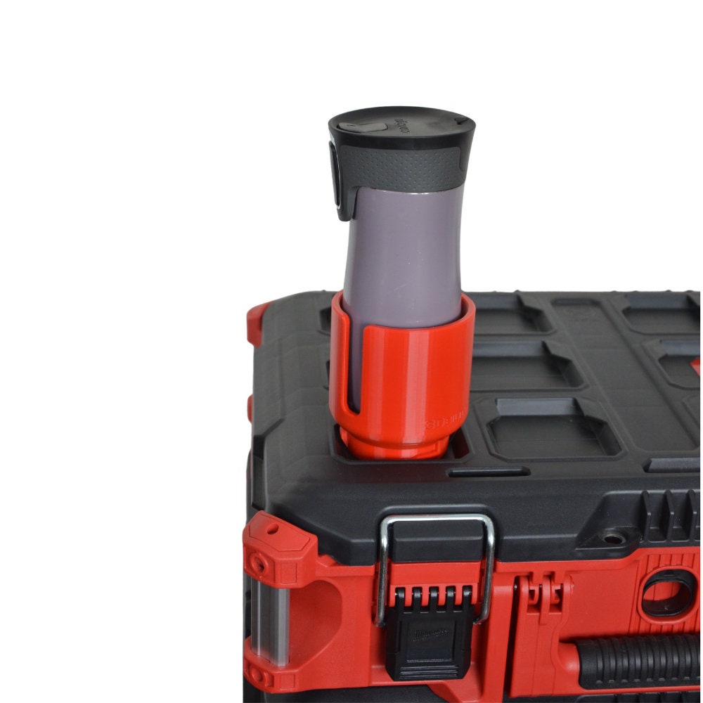 Screw-on Multipurpose Cup Holder compatible with Milwaukee Packout by 3Dbility
