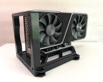Solo GPU Stand for Mining Rig // Side-by-side inserts // Mining Rig Accessories // 3D printed //