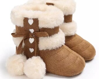 Warm Snow Winter Boots High Quality Baby Kids Shoes | Anti Slip | First Walker Shoes | Lightweight | Party Shoes | Boots | Boys Girls Shoes