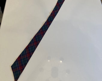 Scarf, Navy Blue Belt Tie Vintage Scarf 60” x 3” x 1”