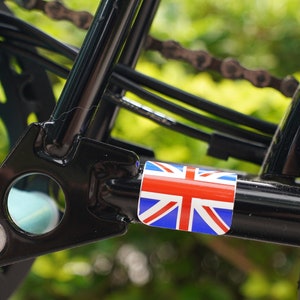 Union Jack rear triangle frame protector for Brompton, 2g