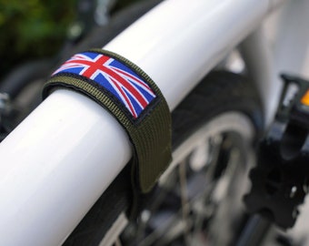 Brompton Union Jack Velcro tiedown carry strap