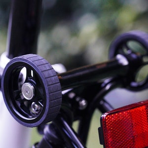 Brompton Ultrawide Easy Wheels - CNC-machined Alloy Ball-Bearing 62mm Roller Wheels