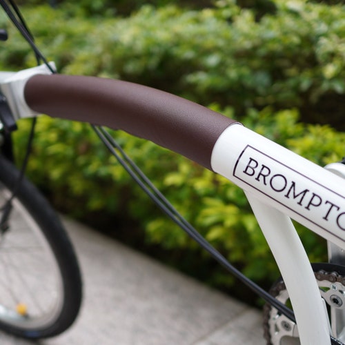Leather Frame Protector for Brompton Bicycle Long SEW ON Etsy