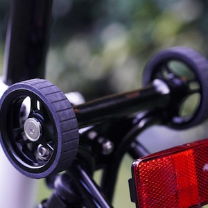 Ultrawide ball-bearing easy wheels for Brompton, tough and durable