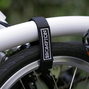 Embroidered tiedown carry strap for Brompton, Classic edition