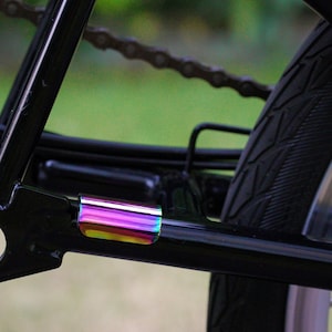 Rear triangle frame protector for Brompton