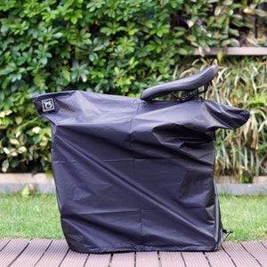 Embroidered rain dust cover storage bag for Brompton