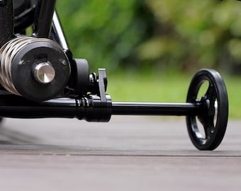 Prolunga per ruota Easy Wheel in lega lavorata a CNC per Brompton C-Line