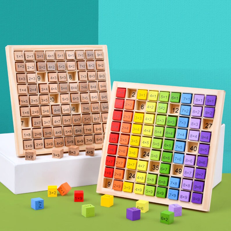 Holz Blockpuzzle Für Kinder Ab 3 Jahren - Drehbare Bausteine Mit Tier-Motiven
