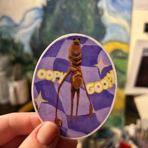 Marcus the Worm VR chat vinyl sticker
