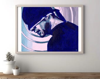 Matt Murdock Daredevil Art Print 8.5x11