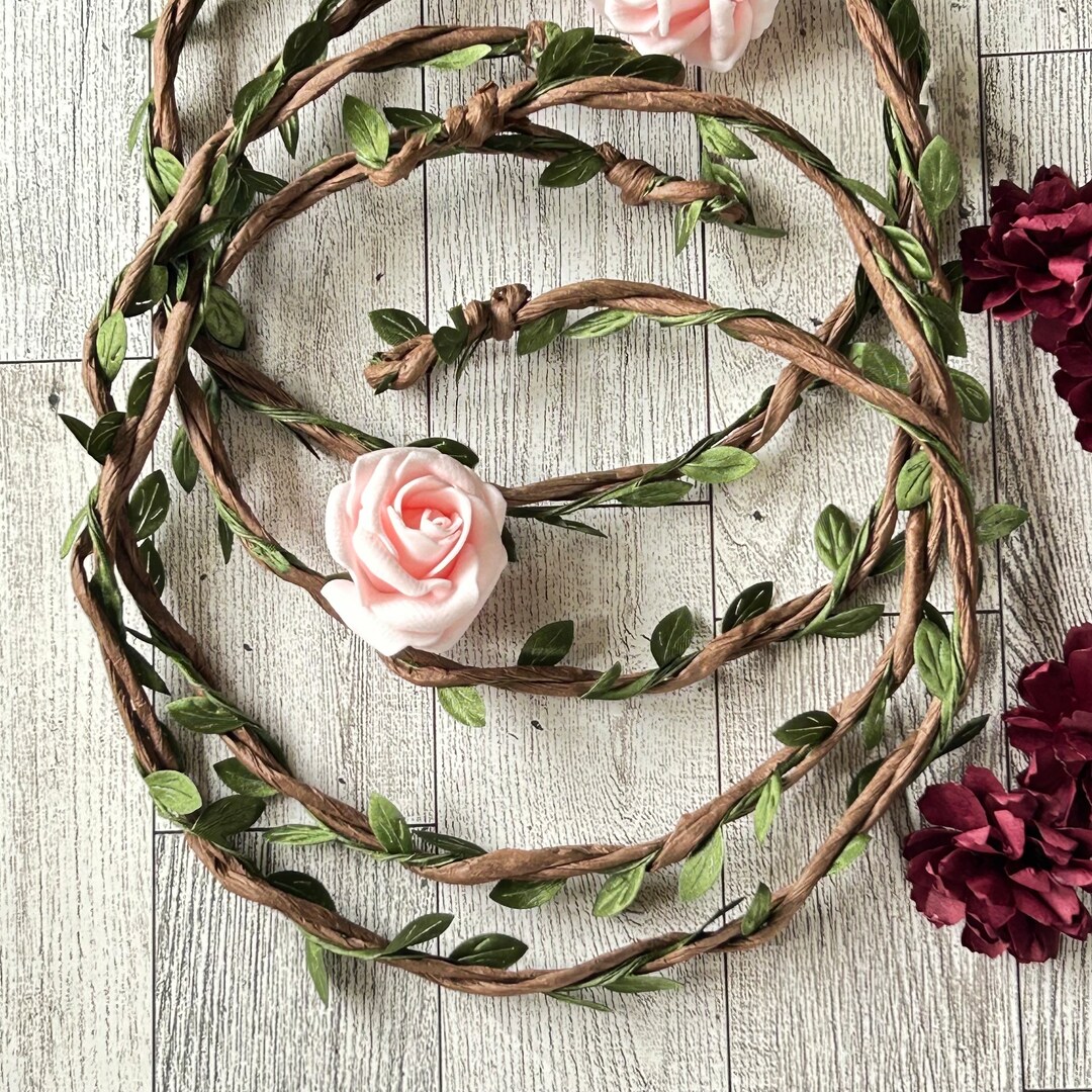 DIY Flower Crown Base Floral Crown Blank Base Flower Crown Vines Add