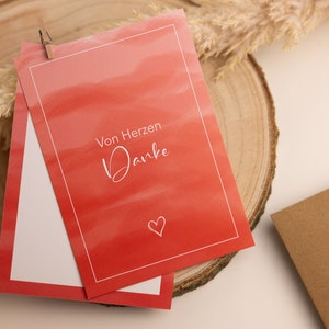 Karte Danke | Bedanken | Geschenk | Freude | Glück | Freundschaft | Lieblingsmensch | Seelenverwandte | Beste Freundin | Wertschätzung