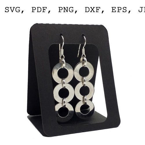 Earring Holder SVG for Cricut Earring Cards SVG Jewelry Etsy