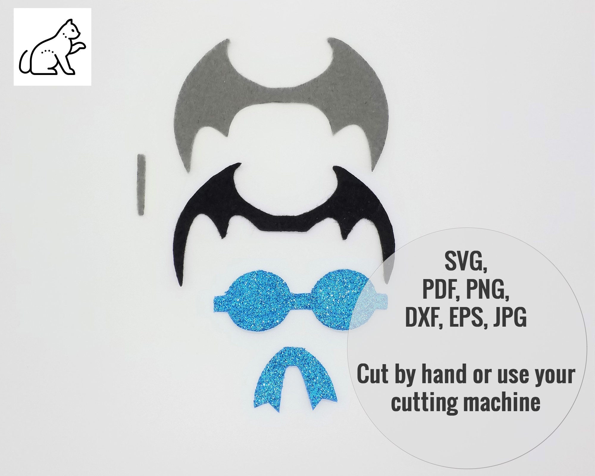 Faux Leather Bow Svg
