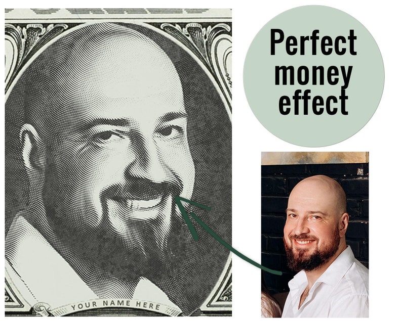 Custom Dollar Bill Personalized Dollar Digital Custom Fake Etsy