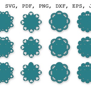 Bundle display card SVG Lase earring card SVG Jewelry display tag SVG Files for Cricut