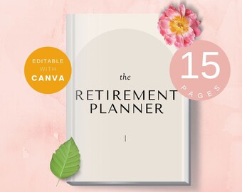 Retirement Planner, Retirement Planner Book, Retirement Planning Guide, Retirement Planning, Retirement Planner Template