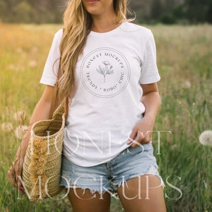 bella canvas 3001 mockup, bella canvas wit t shirt mockup, mockup model, zomer 3001 mockup, bella canvas bundel, boho mockup