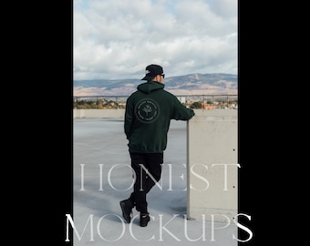 waldgrün 18500 Mockup Back Hoodie Mockup Oversized Mockup Gildan Hoodie Mockup 18500 Mockup Modell Mockup Oversized Hoodie trendy Mockup