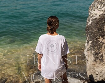 bella canvas 3001 mockup, bella canvas back of white t shirt mockup, mockup model, summer 3001 mockup, bella canvas bundle, summer mockup