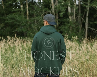Waldgrün 18500 Mockup Back Hoodie Mockup Oversized Mockup Gildan Hoodie Mockup 18500 Mockup Oversized Hoodie Mockup Trendy Mockup