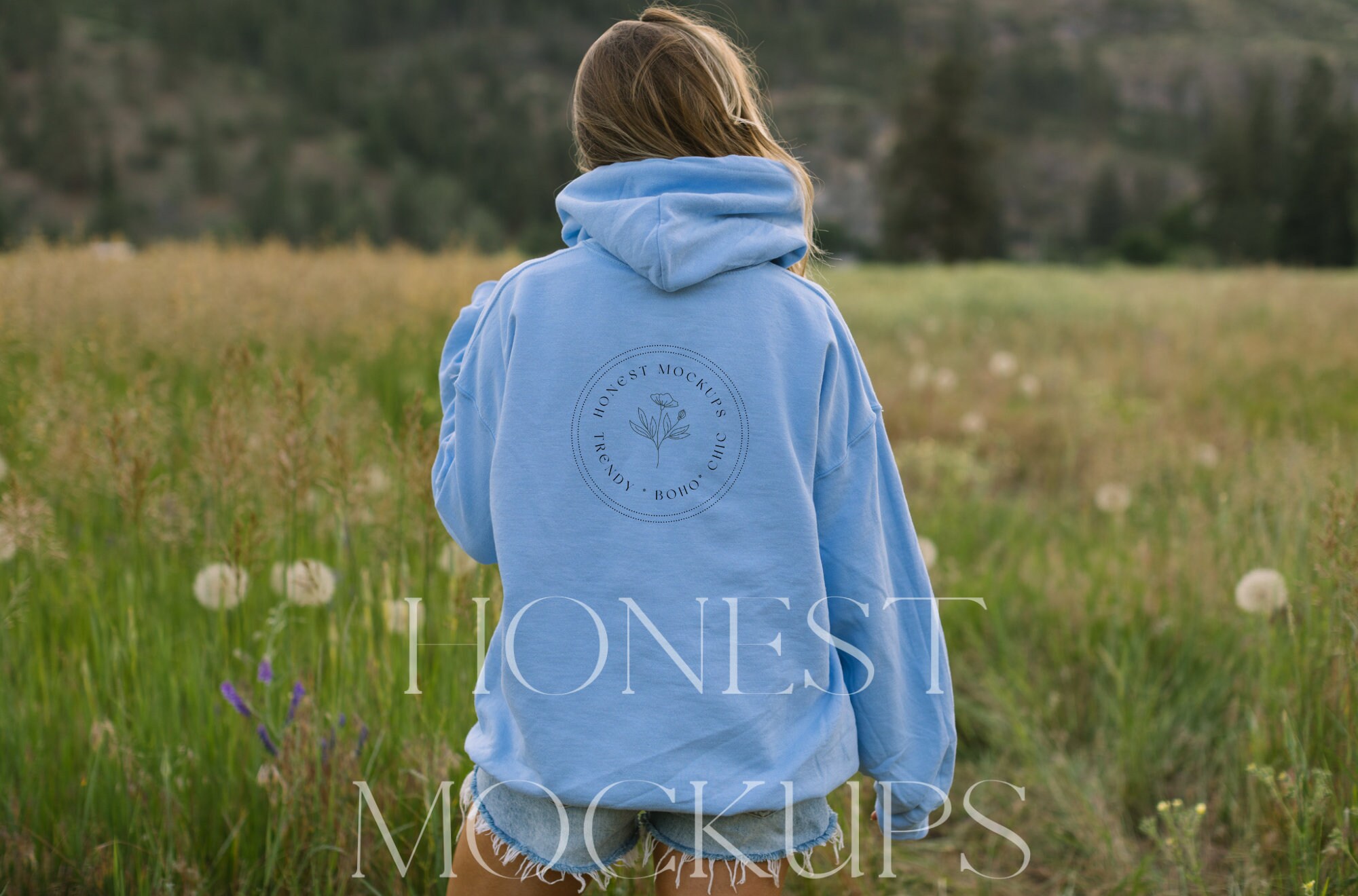light blue hoddies