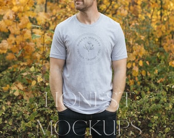 bella canvas 3001 mockup, bella canvas grau, Bekleidung Mockup, Sommer Herbst Herbst 3001 Mockup, bella canvas bundle,