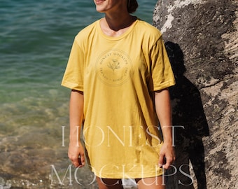 bella canvas 3001 mockup, bella canvas maisgelb tshirt mockup, mockup model, sommer 3001 mockup, bella canvas bundle, boho mockup