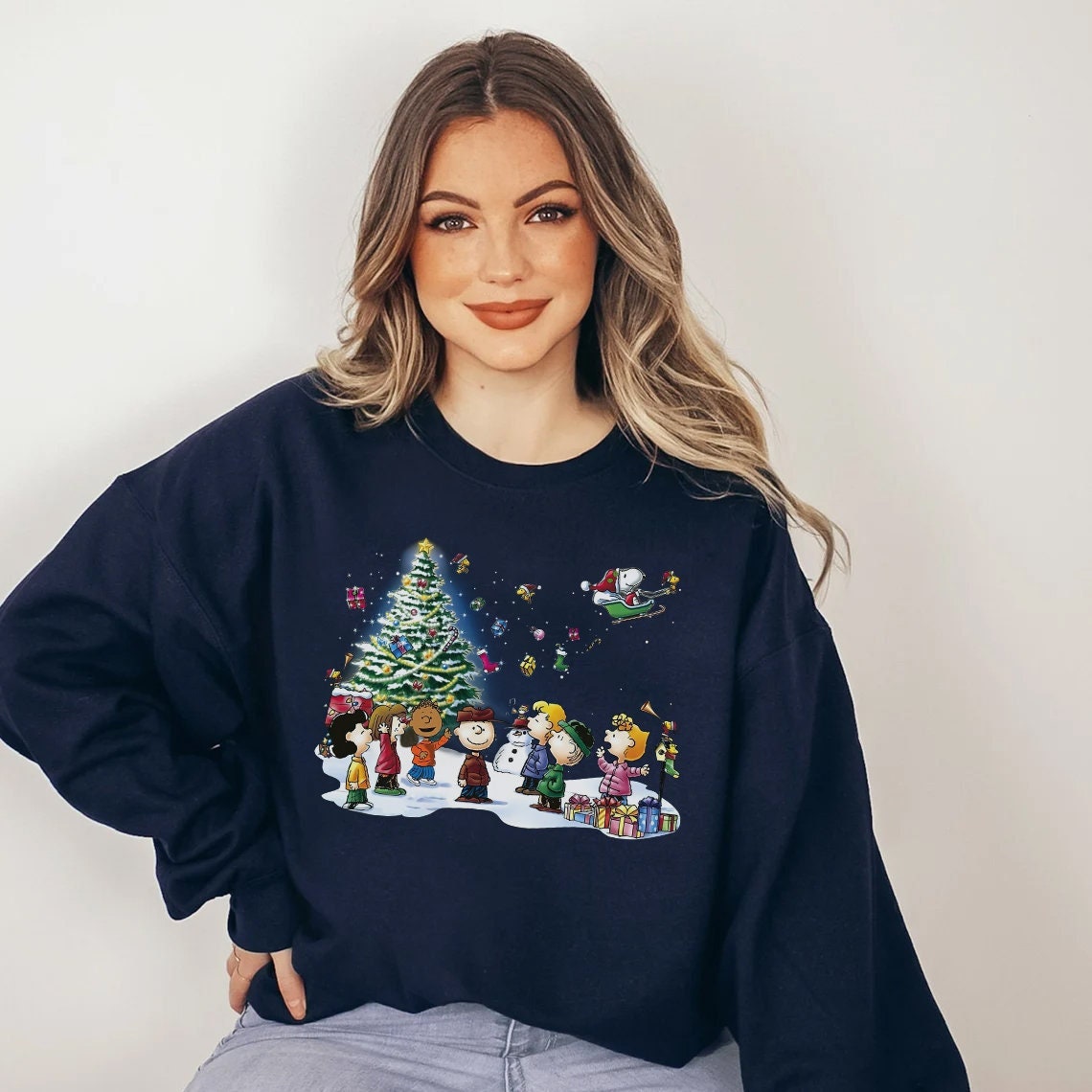 Discover Christmas Snoopy Sweatshirt, Snoopy Sweatshirt