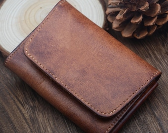 Mens Wallets, Leather Coin Purse, Brown Coin Purse, Coin Wallet, Women's Wallet