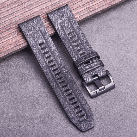 Garmin quickfit 22 leather sales