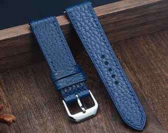 Dollaro Leather Watch Strap, Vintage Style, Custom Band