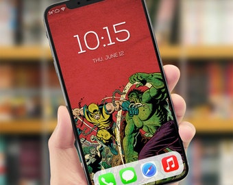 Hulk 181 Virgin Variant: Phone Wallpaper (4 Versioni)