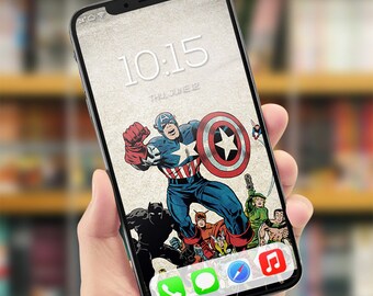 Captain America 100 Virgin Variant: Sfondo del telefono (4 Versioni)