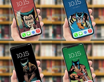 Wolverine 1-4 Varianti Vergini: Sfondo del telefono (8 versioni)