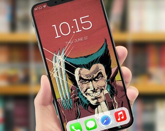 Wolverine 1 Virgin Variant: Phone Wallpaper (4 Versioni)