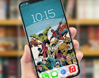 Secret Wars 1 Virgin Variant: Phone Wallpaper (4 Versioni)