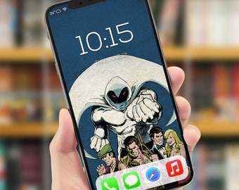 Moon Knight 1 Virgin Variant: Phone Wallpaper (4 Versioni)