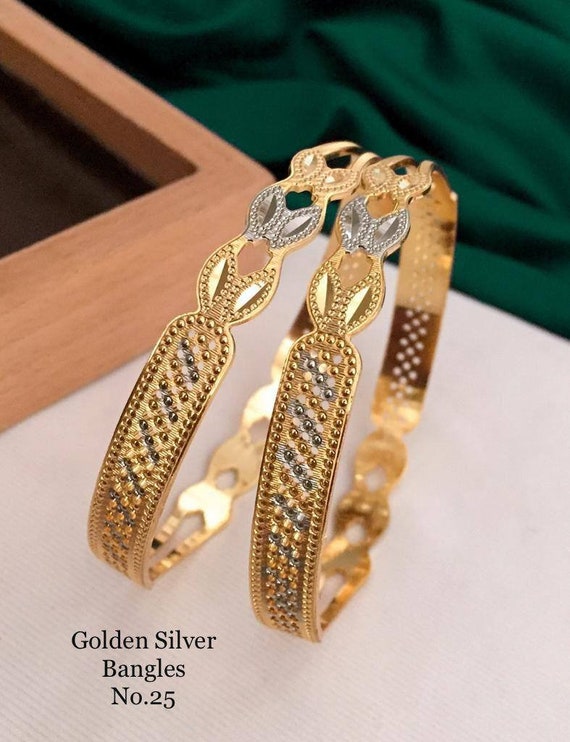 Micro Plated Bangal Bangles Gold Silver Indian Bangle Wedding Bangle Indian jewellery