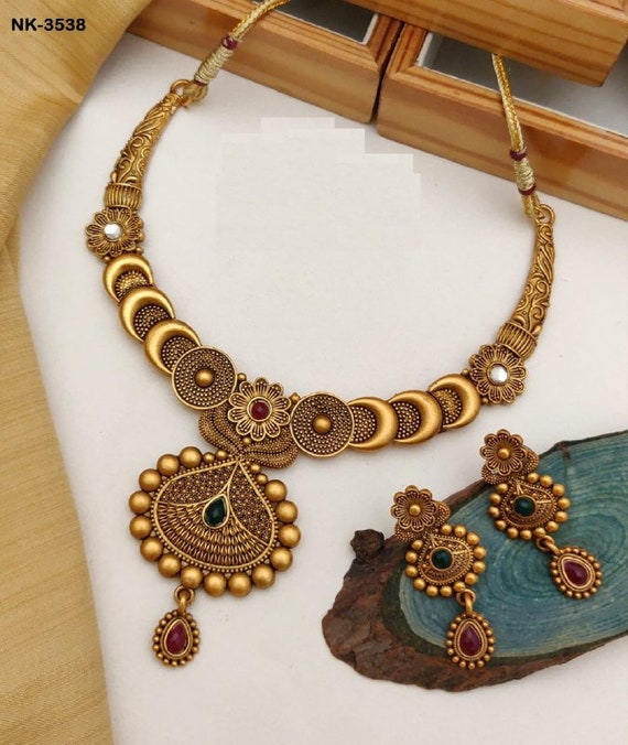 South Indian Jewelry Full Set Jewelry bridal Jewelry Etsy