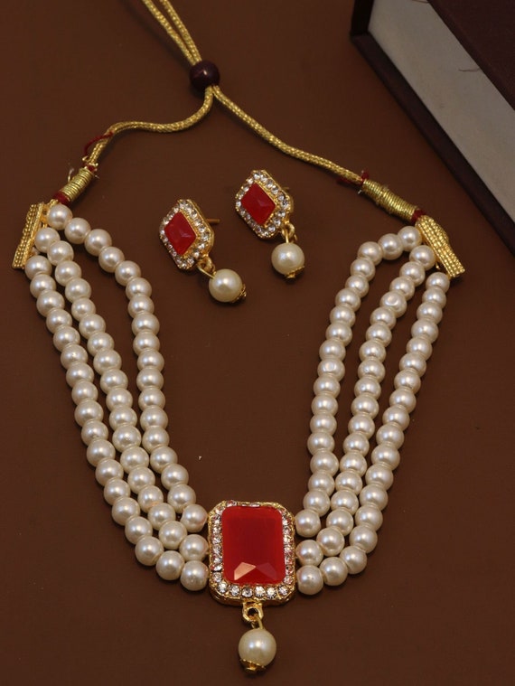 Gold outlet moti set