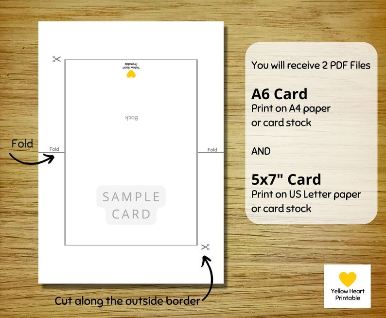 Happy Birthday Card Print at Home Birthday Card Instant Etsy